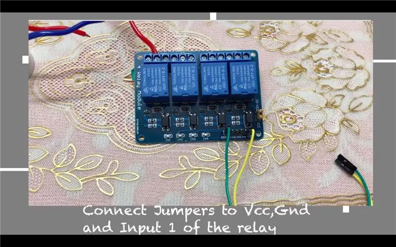 Menghubungkan Relay ke NodeMCU