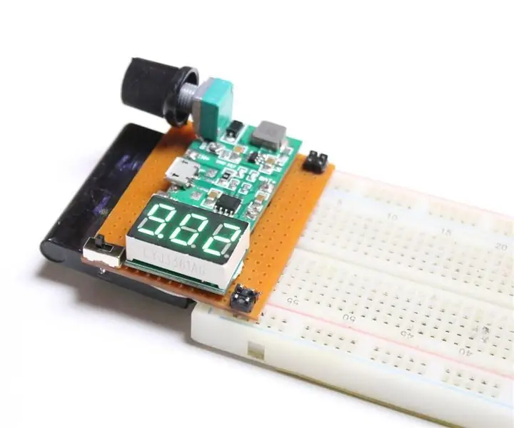 Breadboard - Variabel strømforsyning