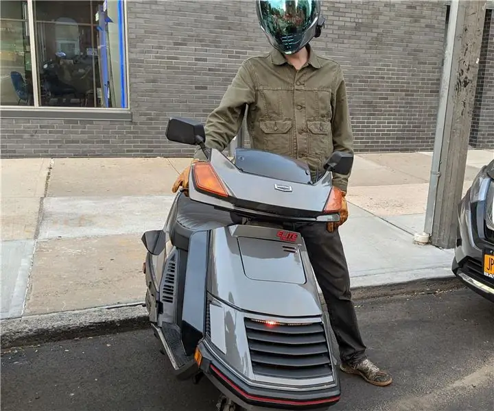 Scooter LED Cylon - Scanner Larson din anii 80: 5 pași (cu imagini)