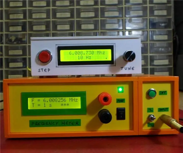 Medidor de frecuencia arduino simple de bricolaje hasta 6.5MHz: 3 pasos