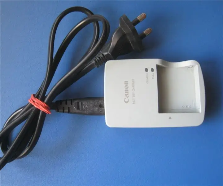 Canon CB-2LYE เปลี่ยน NB-6L USB แบตเตอรี่ Charger: 9 ขั้นตอน (พร้อมรูปภาพ)