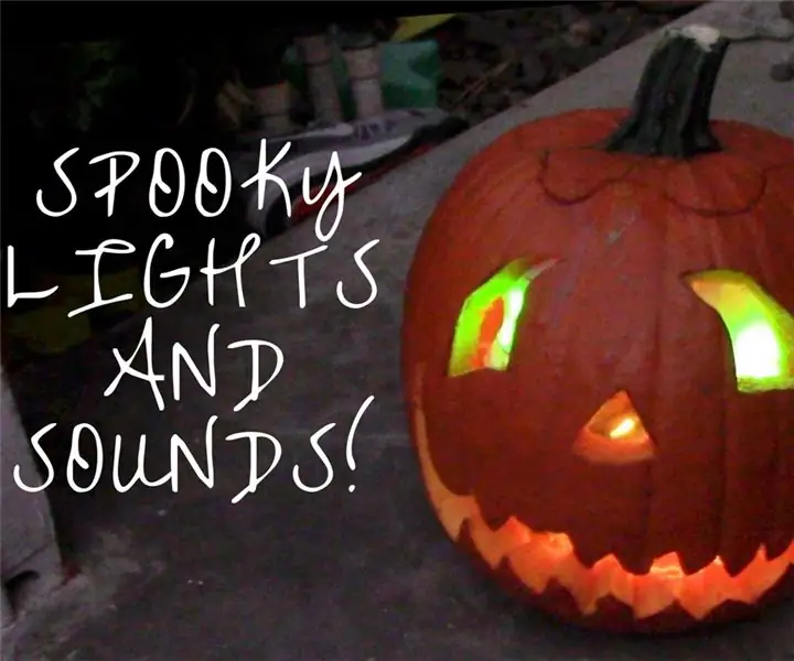 Ntxiv Lights thiab Spooky Music rau Koj Jack-O-Lantern-Tsis Siv Tshuaj lossis Kev Tsim Kho (tshwj tsis yog koj xav tau): 9 Cov Kauj Ruam (nrog Duab)