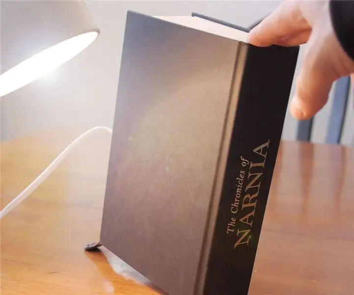 Secret Book Light Light Switch: 12 βήματα (με εικόνες)