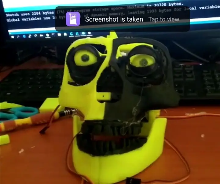 Mona, mano asmeninis asistentas Animatronic robotas: 4 žingsniai