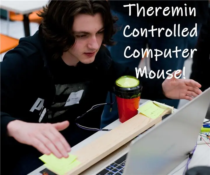 Theremoose - Theremin -kontrolleret computermus: 6 trin (med billeder)