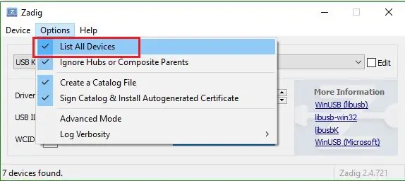 Installazione e configurazione del driver