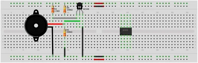 Platzieren Sie den IC NE555