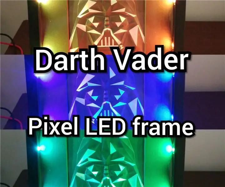 Bingkai Gambar LED Neo Pixel: 6 Langkah (dengan Gambar)