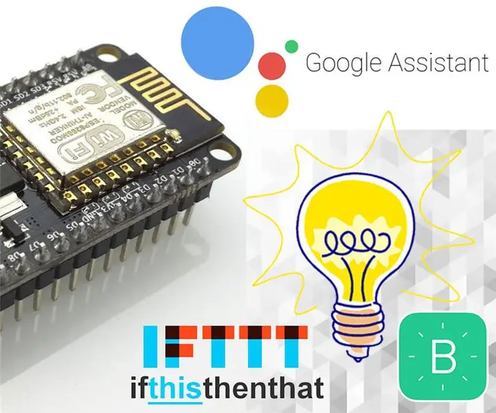 מתג מבוקר מסייע GOOGLE באמצעות NODEMCU: 9 שלבים