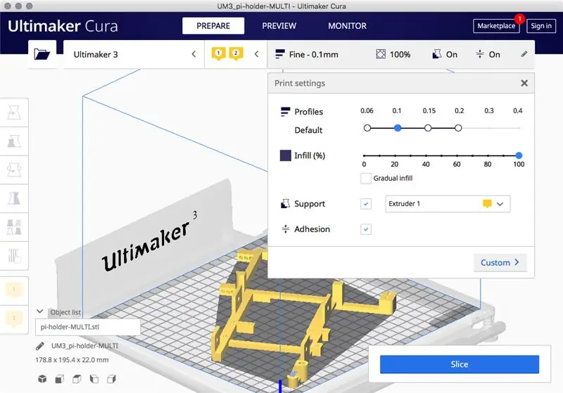 In 3D các bộ phận mới