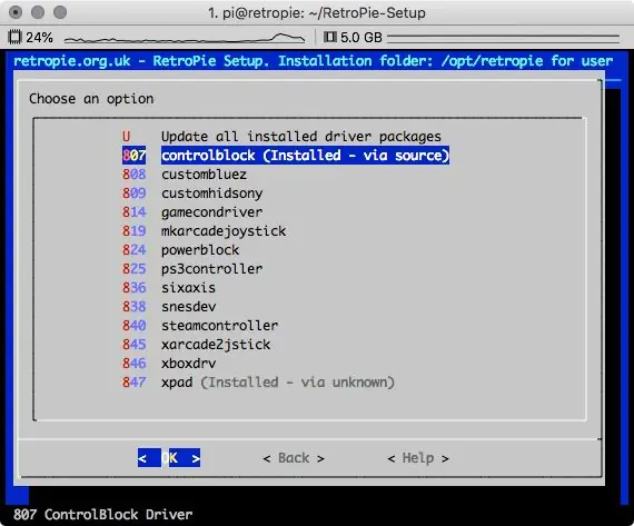 การติดตั้ง ControlBlock: Controllers, Power Switch และ LED