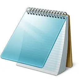 Deschideți Notepad