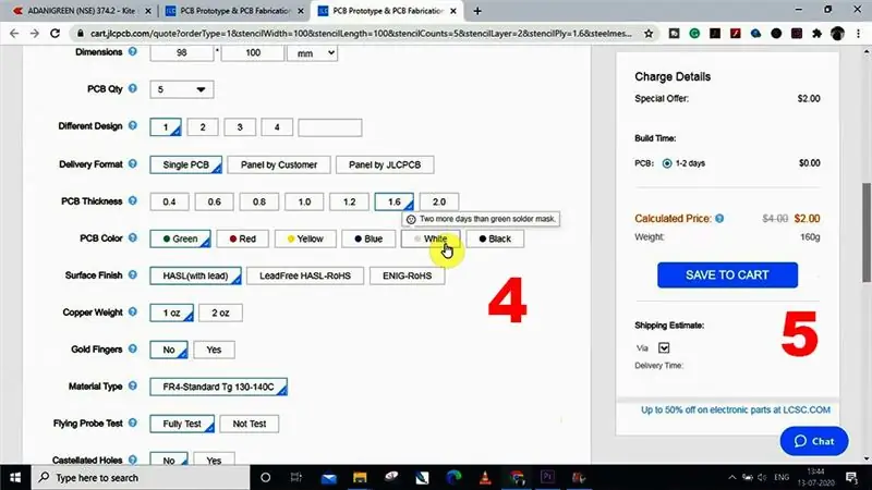 Carregant el fitxer Gerber i definint els paràmetres