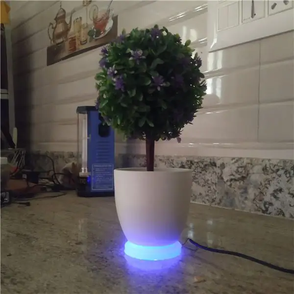 „Smart Planter“- nurodo vandens lygį