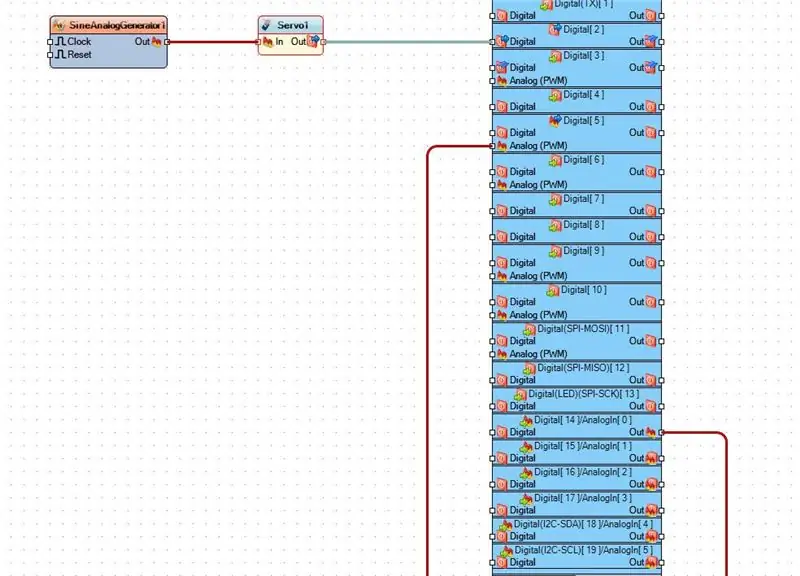 Visuino में अवयव जोड़ें, सेट करें और कनेक्ट करें