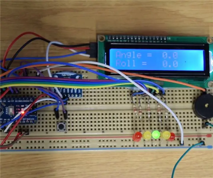 Arduino & MPU6050 Kulingana na Kiwango cha Roho wa Dijiti: 3 Hatua