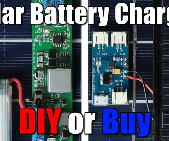 DIY Solar Battery Charger (LiPo/Li-Ion): 5 steg