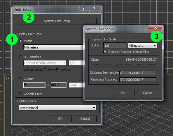 Configurar unidades del sistema