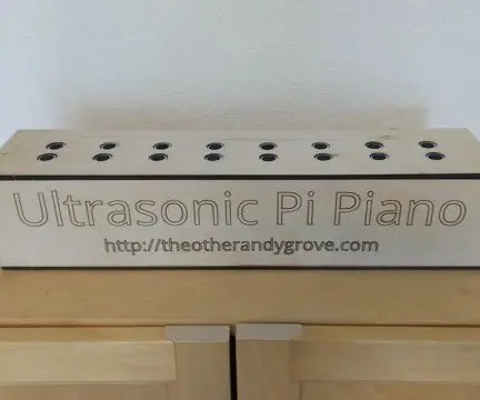 Ultrasonic Pi Piano Na May Mga Kontrol sa Kilos !: 10 Hakbang (na may Mga Larawan)