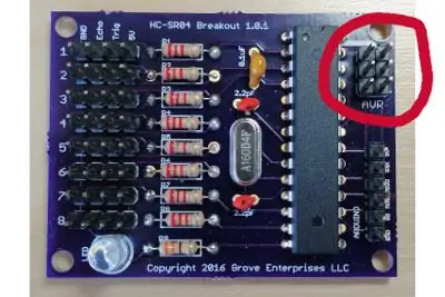 Raspberry Pi 5V ni Octasonic 5V ga ulang