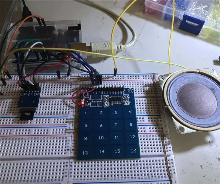 Барабанни подложки с Arduino: 6 стъпки