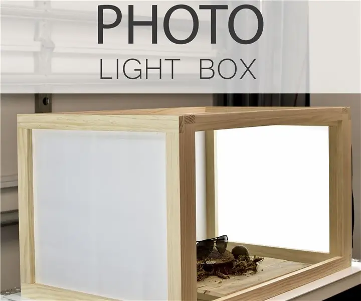 PHOTO LIGHT BOX bauen: 7 Schritte (mit Bildern)