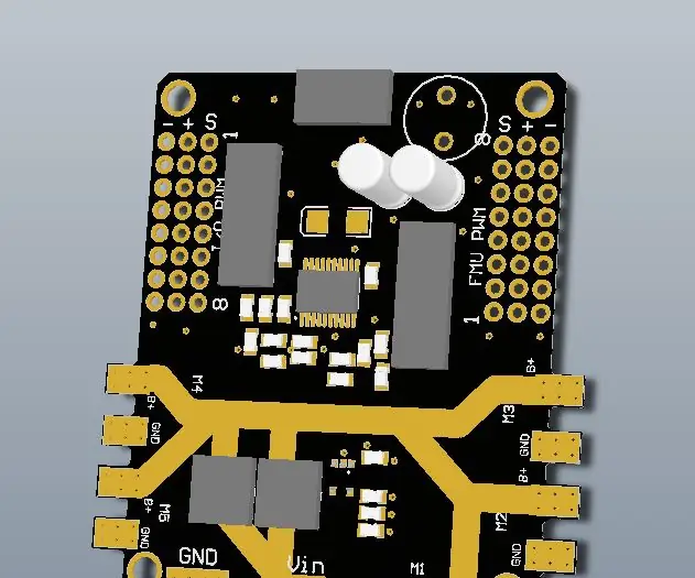 Ontwerp van een High Power PDB (Power Distribution Board) voor een Pixhawk: 5 stappen