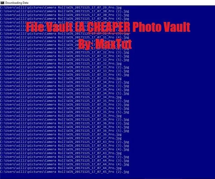 File Vault fai-da-te dalla vecchia unità flash: 6 passaggi