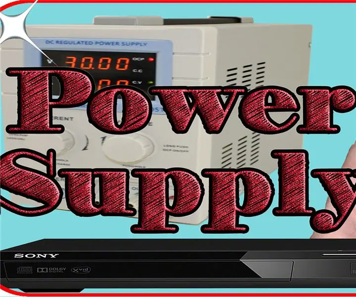 DIY DC Bench Power Supply Siv Dvd Player: 5 Kauj Ruam (nrog Duab)