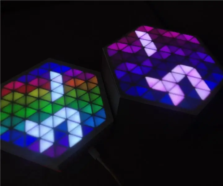 RGB HexMatrix - IOT Clock 2.0: 5 ขั้นตอน (พร้อมรูปภาพ)