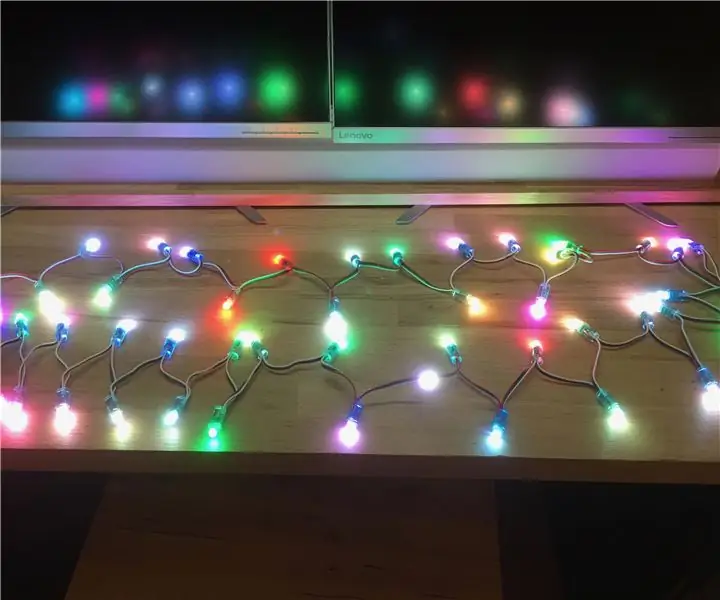 Luces de cuerda festivas controladas ATTiny 85: 5 pasos