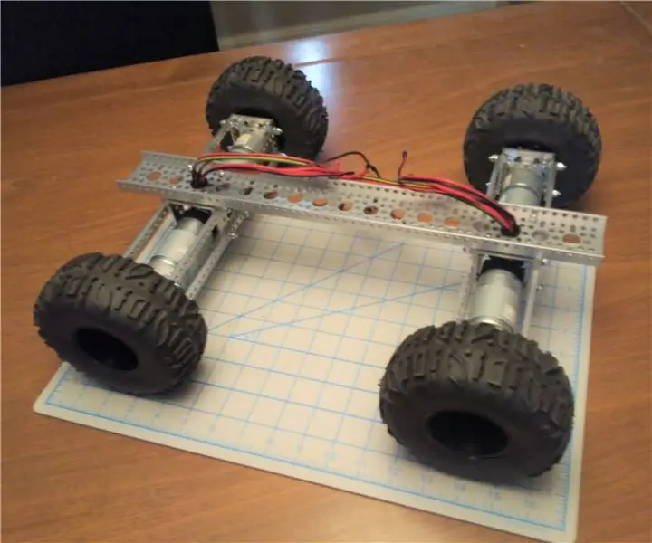 Минимальное шасси для вездехода на 12 В с системой GoBILDA: 10 шагов
