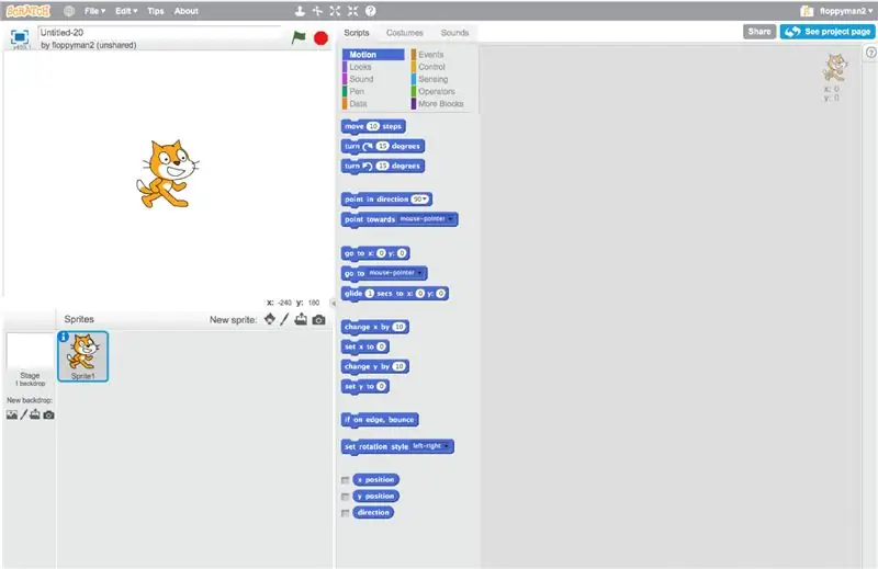 Cách viết mã bằng Scratch