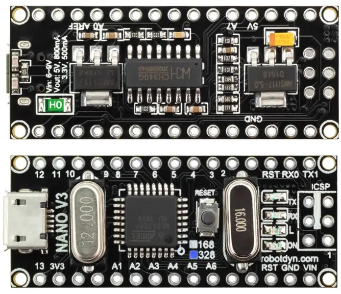 Πλατφόρμα Arduino Nano Microcontroller