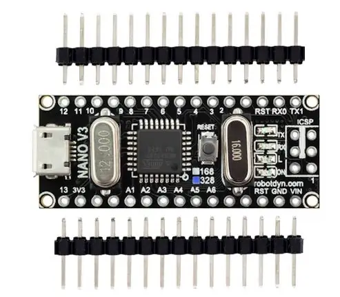 Kunjat e kokës së Arduino Nano