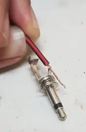 Pass BLACK Wire Through the Hole in the Short Leg