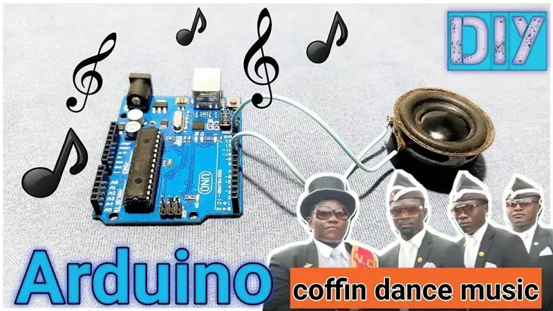 Muzikë vallëzimi arkivoli duke përdorur Arduino