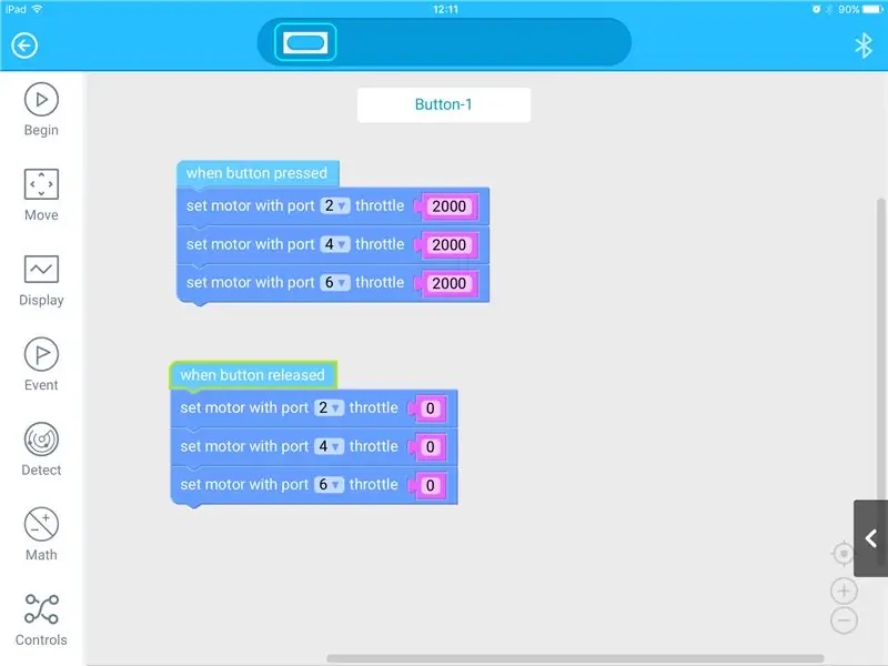 Interface de programação Makeblock