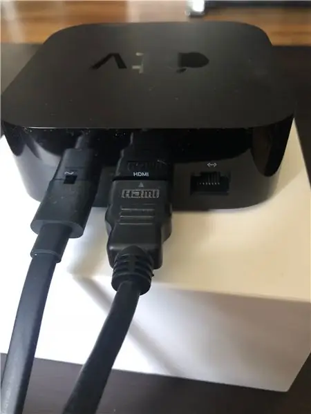 Kauj ruam 3: Txuas Apple TV rau TV