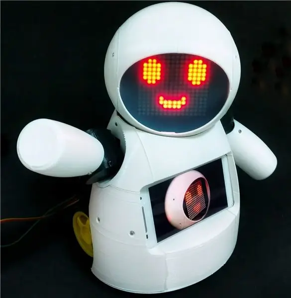 Joy Robot (Robô Da Alegria) - 3D -tryckt öppen källkod, Arduino -driven robot!