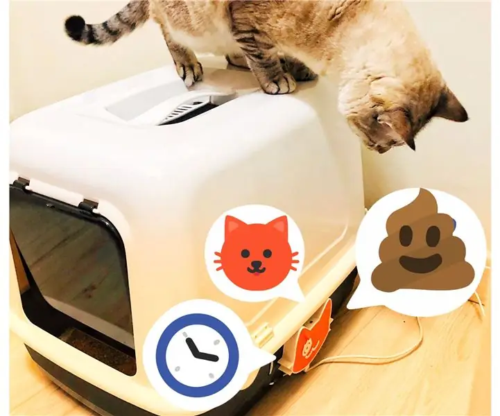 IoT Cat Litter Box (na may ESP32, Arduino IDE, Thingspeak at 3D Pag-print)