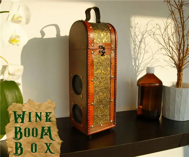 Steampunk Wine-Boom-Box: 9 кадам (Сүрөттөр менен)