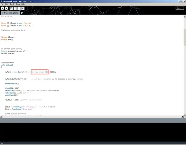 Configuração de Processamento