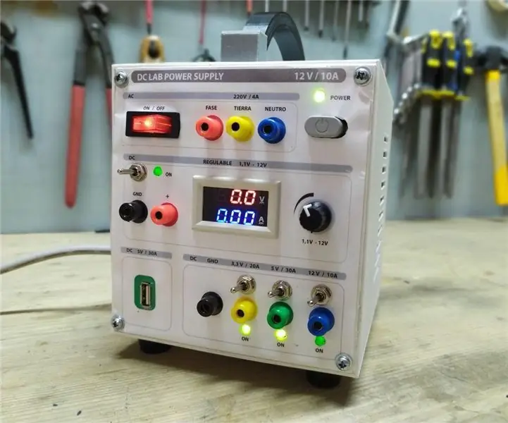 DIY Power Supply إعادة تدوير جهاز كمبيوتر قديم: 7 خطوات