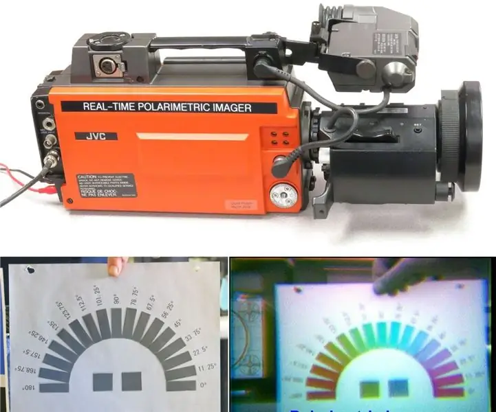 Convierta una cámara de video de la década de 1980 en un generador de imágenes polarimétrico en tiempo real: 14 pasos (con imágenes)