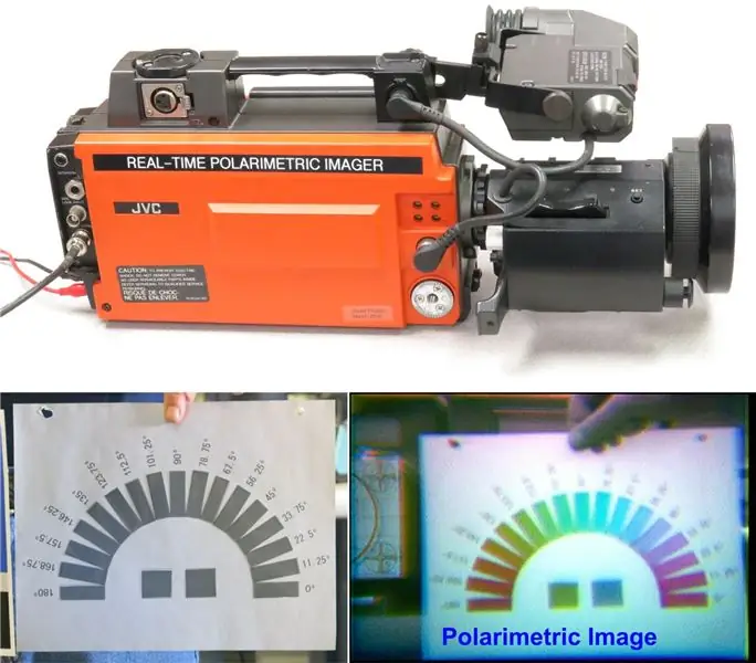 Tukarkan Kamera Video 1980-an Menjadi Imej Polarimetrik Masa Nyata