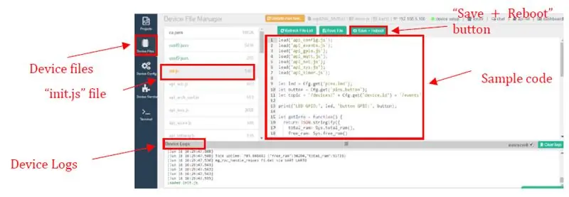 Memuatkan Contoh Kod Ke Papan NodeMCU