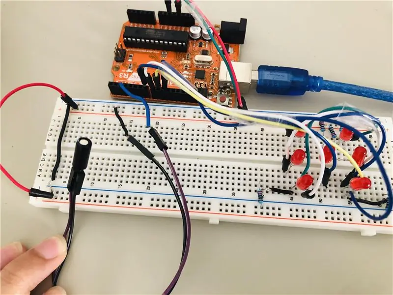 Tilt Sensor LED Dice