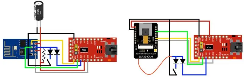 FTDI-Verkabelung mit ESP8266 / ESP32