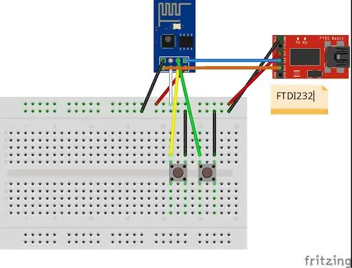 ESP8266: normāla konfigurācija ar FTDI